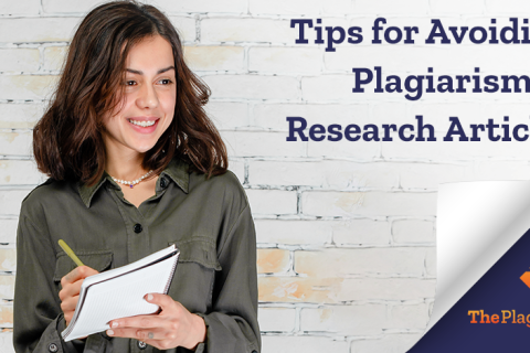 How to Write a Plagiarism-Free Research Article?